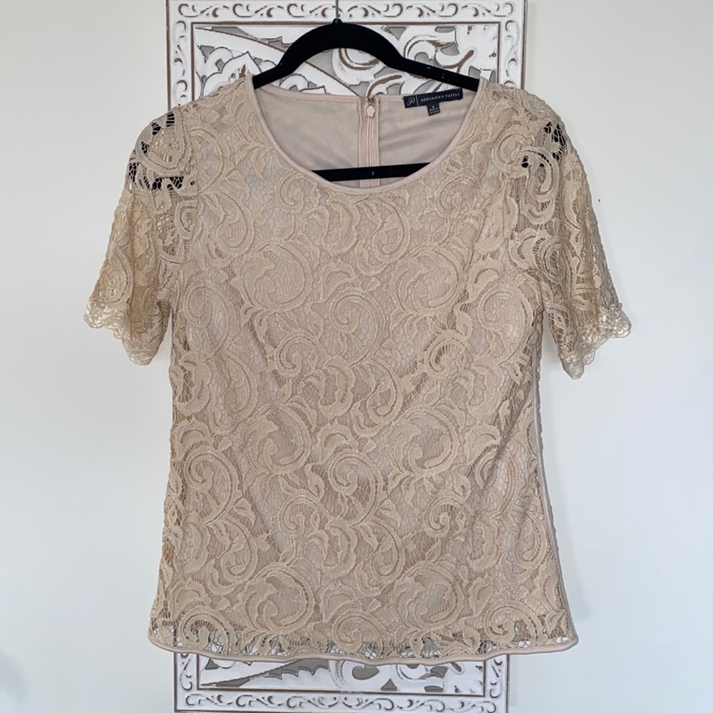 Adrianna Papell Lace Top